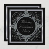 Hochzeitstag Einladung (Vorne/Hinten)