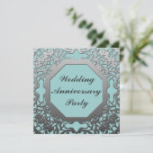 Hochzeitstag Einladung (Stehend Vorderseite)