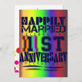 Hochzeitstag Einladung (Vorne/Hinten)