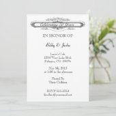 Hochzeitstag Einladung (Stehend Vorderseite)