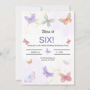 Hochzeitstag-Einladungskarte Einladung
