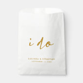 Hochzeitstag Elegante Geschenktütchen (Vorderseite)