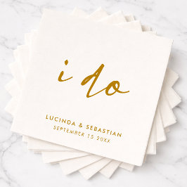 Hochzeitstag Elegante Serviette