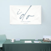Hochzeitstag Elegantes Skript I Do Banner (Messeveranstaltung)