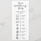 Hochzeitstag - Flat Program Programm (Vorderseite)