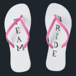 Hochzeitstag-Flip-Flops Badesandalen<br><div class="desc">Hochzeitstag-Flip-Flops</div>