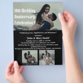 Hochzeitstag-Flugblatt Flyer (Hand)