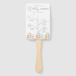 Hochzeitstag für die Meadow Wildblume Fächer