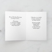 Hochzeitstag für Ehemann in Blue Karte (Innenseite)