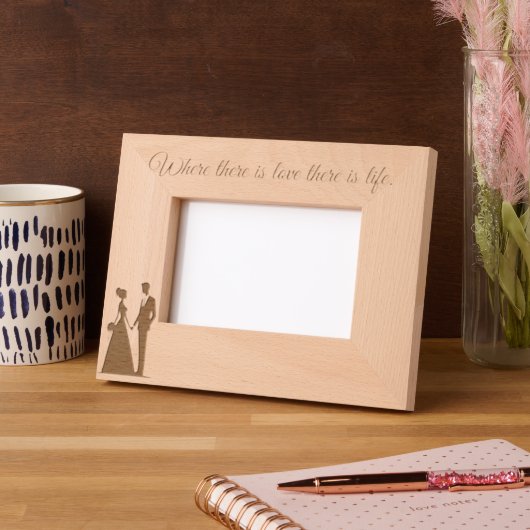 Hochzeitstag Geätzte Rahmen (Links)