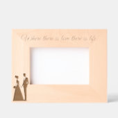 Hochzeitstag Geätzte Rahmen (Vorderseite)