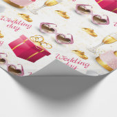 Hochzeitstag Geschenkpapier (Ecke)