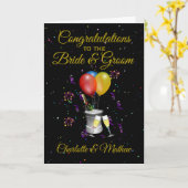 Hochzeitstag Glückwunsch Karte (Gelbe Blume)