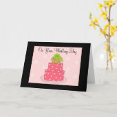 Hochzeitstag Glückwunsch Karte (Gelbe Blume)