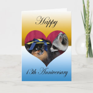 Hochzeitstag-Gratulationskarte Karte