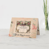 Hochzeitstag-Gruß-Karte Karte (Rückseite)