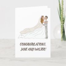 Hochzeitstag Herzlichen Glückwunsch Custom Card