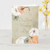 Hochzeitstag Herzlichen Glückwunsch Rustikaler Her Karte (Gelbe Blume)