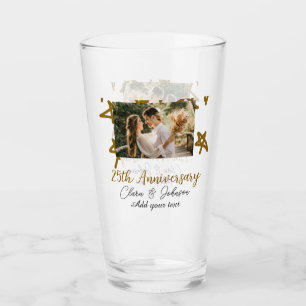Hochzeitstag hinzufügen Namensjahr Bild Gold Stern Glas