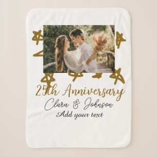 Hochzeitstag hinzufügen Namensjahr Bild Gold Stern Sherpadecke