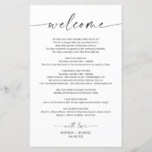 Hochzeitstag-Icon Zeitplan Itinerary Willkommensbr (Rückseite)