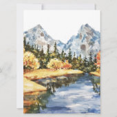 Hochzeitstag in Seattle | Route Einladung (Rückseite)