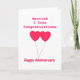 Hochzeitstag Jahr, Card. Personalisiere es. Karte