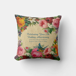 Hochzeitstag JEDER - Vintage Personalisiert Kissen