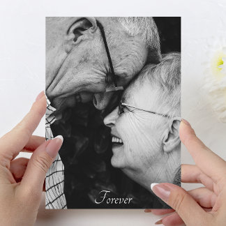 Hochzeitstag JEDES JAHR Individuelle Fotokarte Karte