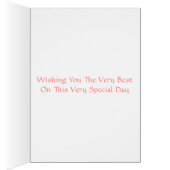 Hochzeitstag-Karte (Innen (Rechts))