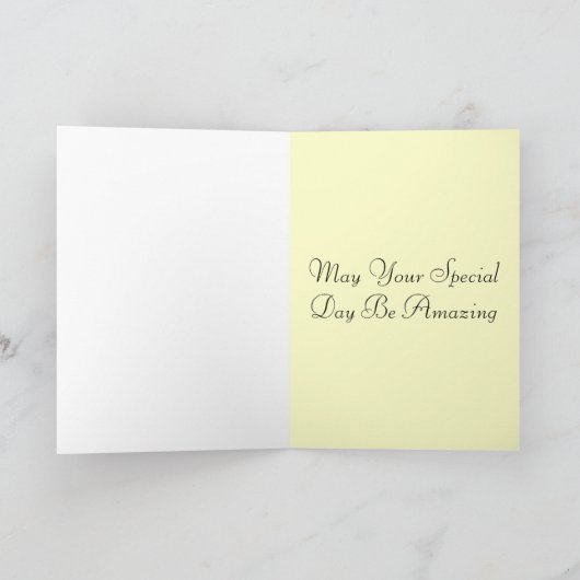 Hochzeitstag Karte (Innenseite)