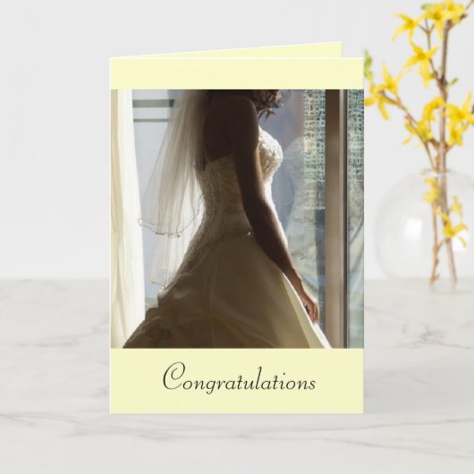 Hochzeitstag Karte (Gelbe Blume)