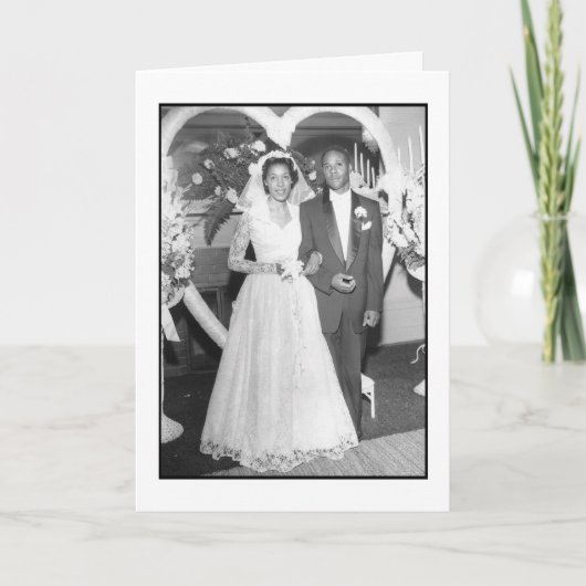 Hochzeitstag Karte (Vorderseite)