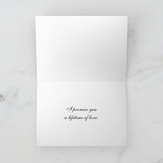 Hochzeitstag Karte (Innenseite)