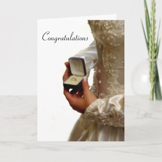 Hochzeitstag Karte (Vorderseite)