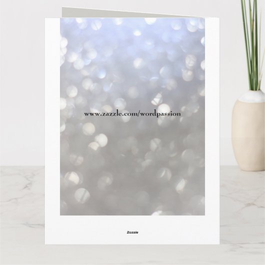 Hochzeitstag Karte (Rückseite)