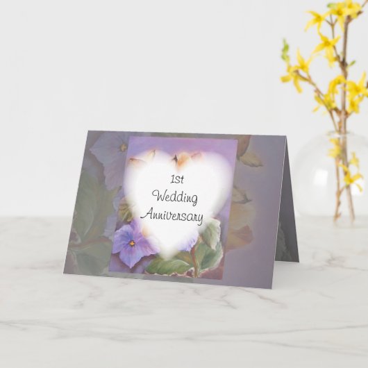 Hochzeitstag-Karte Karte (Gelbe Blume)