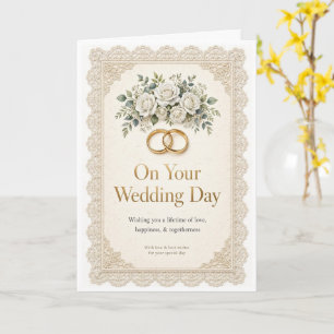 Hochzeitstag Karte leere Karte