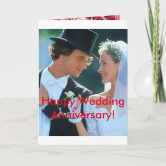 Hochzeitstag-Karten Karte