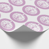 Hochzeitstag Lace sehen Jahreswechsel Geschenkpapier (Ecke)