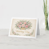 Hochzeitstag Leere Karte (Vorderseite)