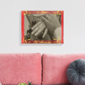 Hochzeitstag Leinwanddruck (Insitu (Wohnzimmer))