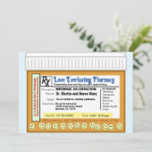 Hochzeitstag Liebe Everlasting Einladung (Stehend Vorderseite)