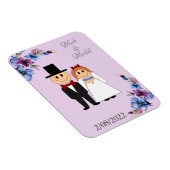 Hochzeitstag Magnet (Rechte Seite)