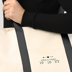 Hochzeitstag Minimalistisch Tragetasche