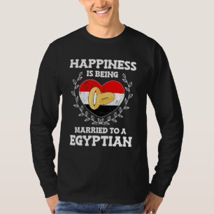 Hochzeitstag Mit einer ägyptischen Ehefrau verheir T-Shirt