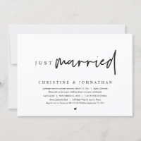 Hochzeitstag, nur verheiratet
