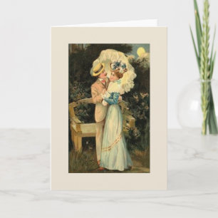Hochzeitstag- oder Hochzeitskarte für ein viktoria Karte