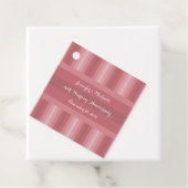 Hochzeitstag Party Brautparty Dusty Rose Geschenkanhänger (Beispiel)