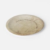 Hochzeitstag Party Herbst Fasan Pappteller (Schrägansicht)